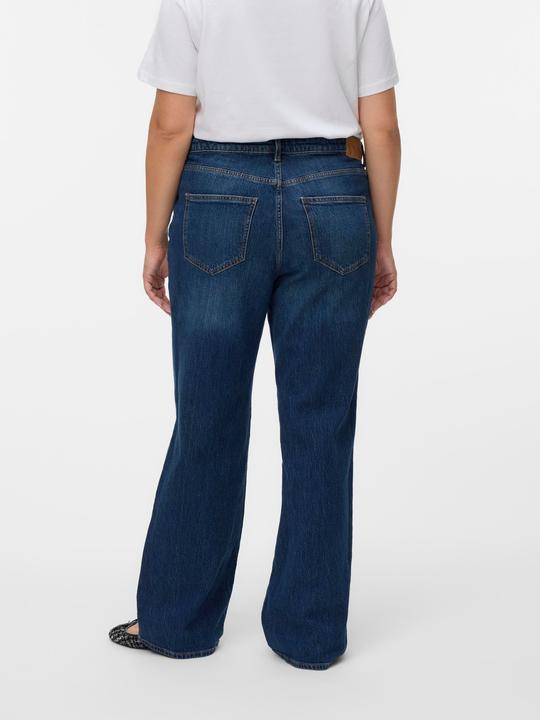 Actual product image Vero Moda VMTESSA Hohe Taille Weiter Beinschnitt Jeans Weit geschnitten (W52/L32)