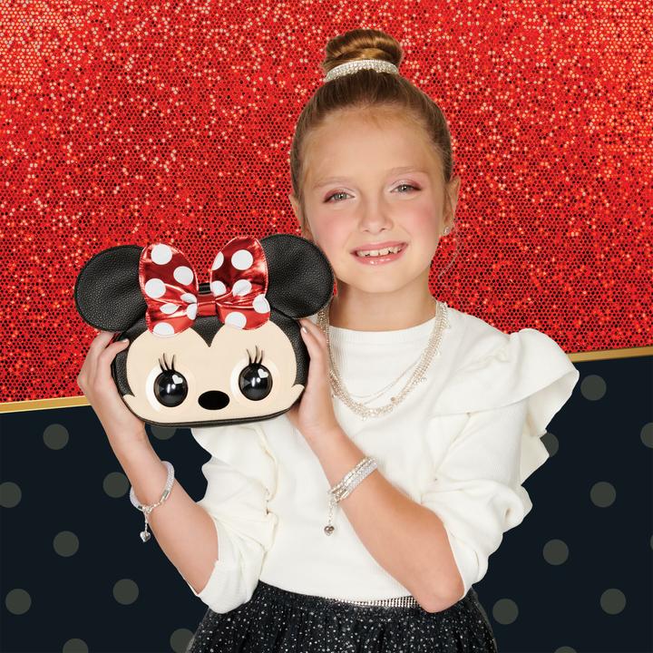 Actual product image Spin Master Purse Pets, Disney Minnie Mouse, giocattolo interattivo e borsetta con oltre 30 suoni e reazioni, bo