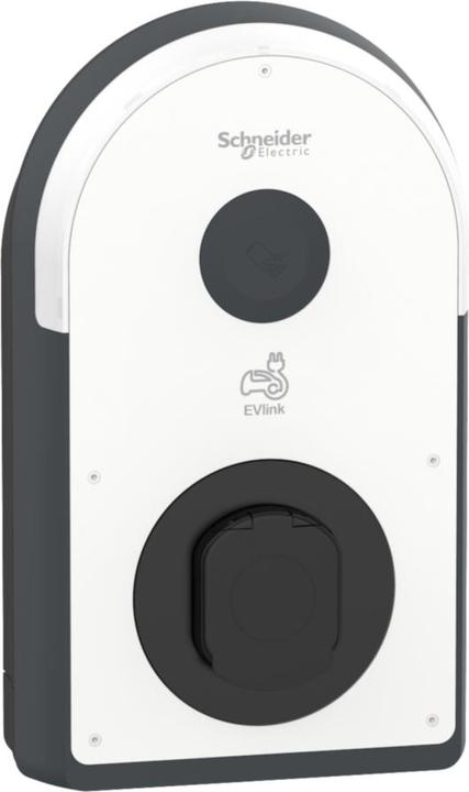 Image du produit Schneider Wallbox EVLINK PRO AC 22kW, prise T2S, MID, lecteur NFC/RFID (Type 2, 22 kW)
