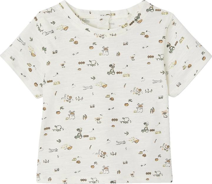 Actual product image Vertbaudet 2-pack of organic cotton baby T-shirts (68)