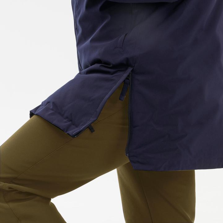 Produktbild Quechua Parka Winterjacke Herren warm bis -10 °C wasserdicht Winterwandern - SH500 blau (M)