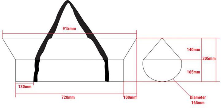 Actual product image Domyos Pilates Mat Bag..