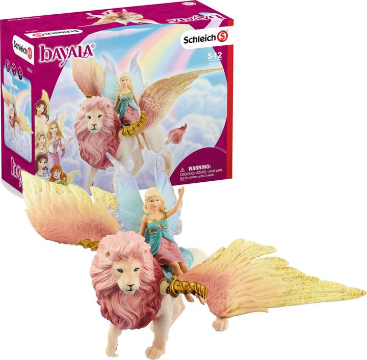 Actual product image Schleich Elf on winged lion