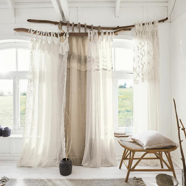 Image du produit Loberon Rideau Soulce écru (250 x 135 cm)