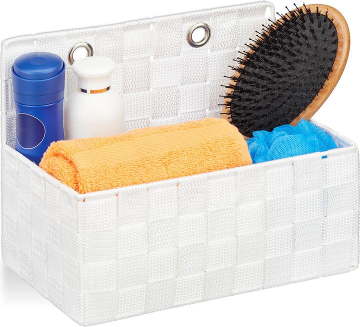 Image du produit Relaxdays Corbeille rangement plastique (1 x, 25 x 15 x 20 cm)