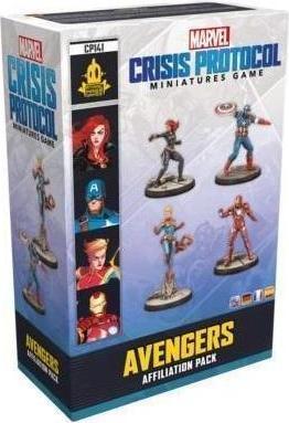 Actual product image Atomic Mass Games AMGD2112 - Marvel: Crisis Protocol - Avengers Affiliation Pack
