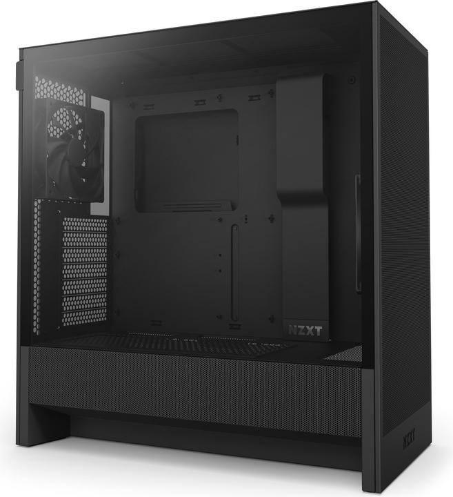 Produktbild NZXT H5 Flow ( 2024 ) (schwarz, Tempered Glass) (mATX, Mini-ITX, ATX, E-ATX)