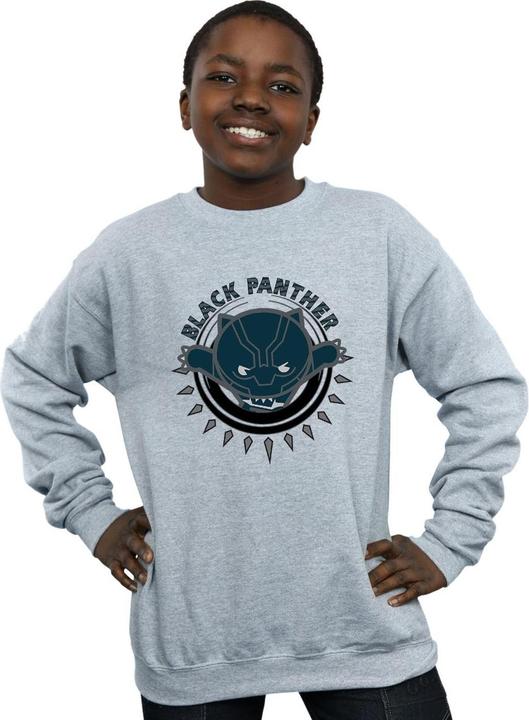 Produktbild Kawaii Black Panther Pounce Sweatshirt Jungen (140, 146)