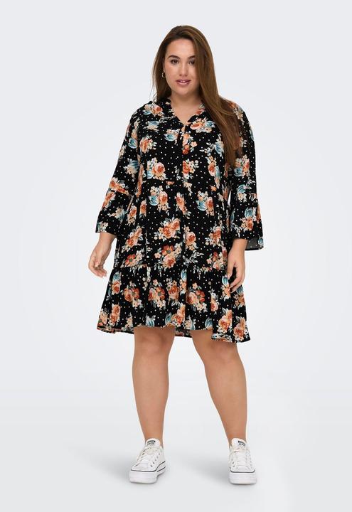 Produktbild Only Curvy 3/4-Arm-Tunika Viskose Kleid (42)