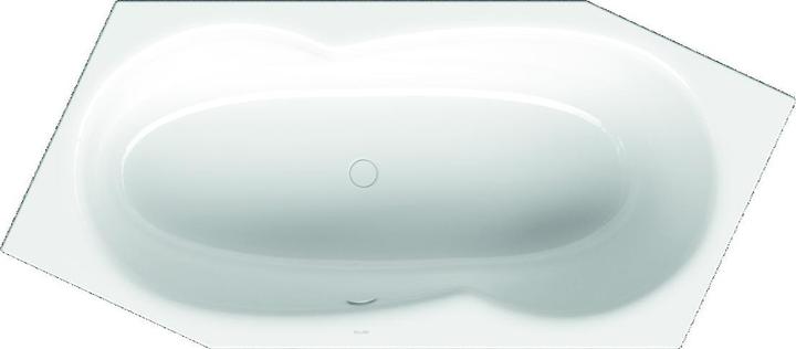 Produktbild Bette Sechseckbadewanne Metric 90 x 206 cm weiss glatt 6841 (190 l, 206 cm, 90 cm)