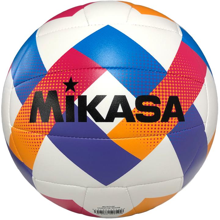 Image du produit Mikasa Piłka siatkowa plażowa Beach Classic biało-niebiesko-różowa BV543C-VXA-O (5)