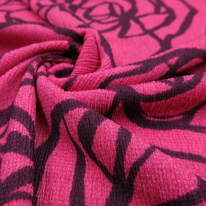 Produktbild Stoffrestposten Crash - Rosen auf Pink
