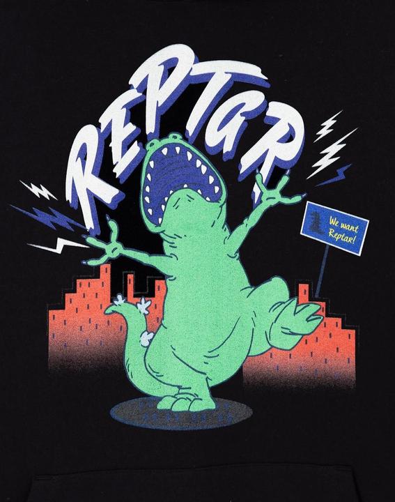 Immagine prodotto Rugrats Roar Felpa con Cappuccio Reptar Adulto Unisex (L)