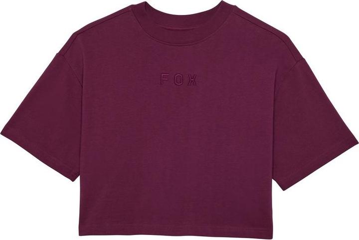 Actual product image Fox Tee 24 W Wordmark Os Crop San (S)