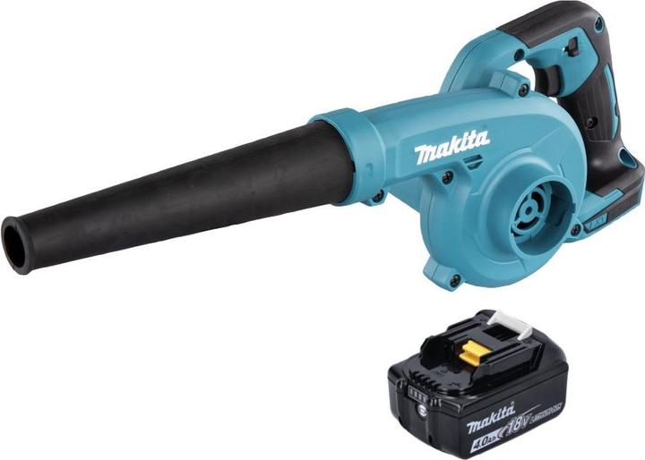 Immagine prodotto Makita DUB 185 M1 Soffiatore a batteria 18 V + 1x batteria 4,0 Ah - senza caricabatterie (Batteria ricaricabile, Soffiafoglie)
