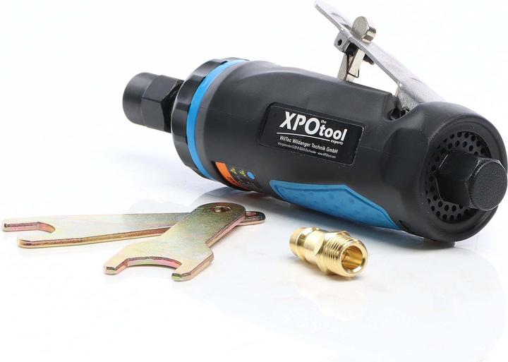 Actual product image Wiltec XPOtool Mini Air Die Grinder 168mm with 22000rpm and 6.3bar for Sanding, Polishing, Honing etc.