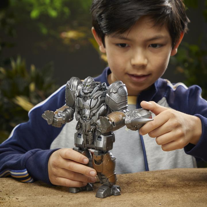 Actual product image Transformers Rise of the Beasts Smash Changer Rhinox