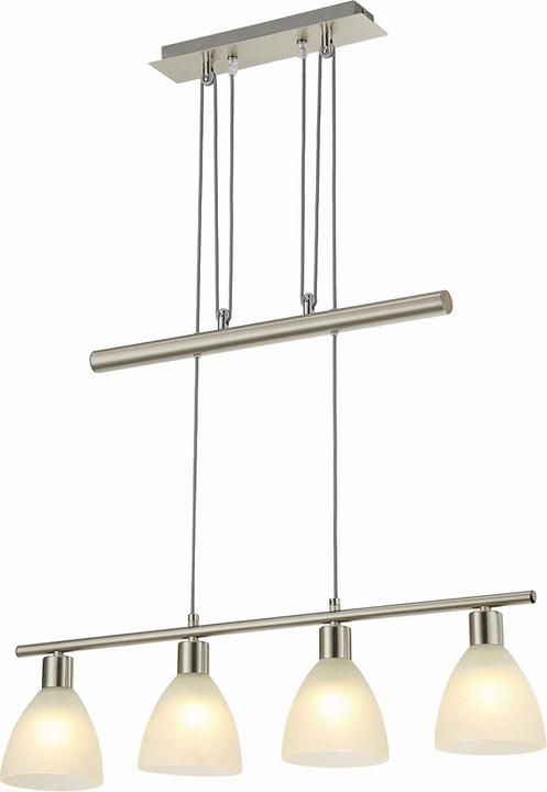 Image du produit Lindby Simeon Lampe à suspendre Blanc/Nickel (E14)