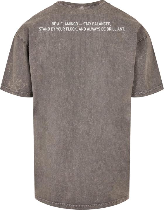 Image du produit Merchcode Flamingo Acid Washed Heavy Oversized Tee - 116899 (M)