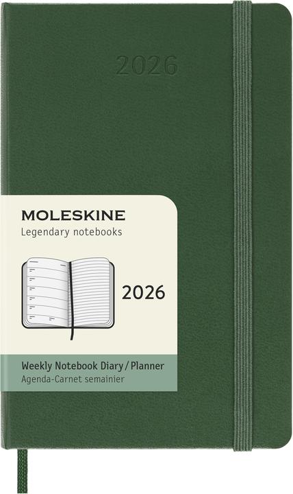 Actual product image Moleskine WONK 2026 PK HC My.Grün (9 x 14 cm, English)