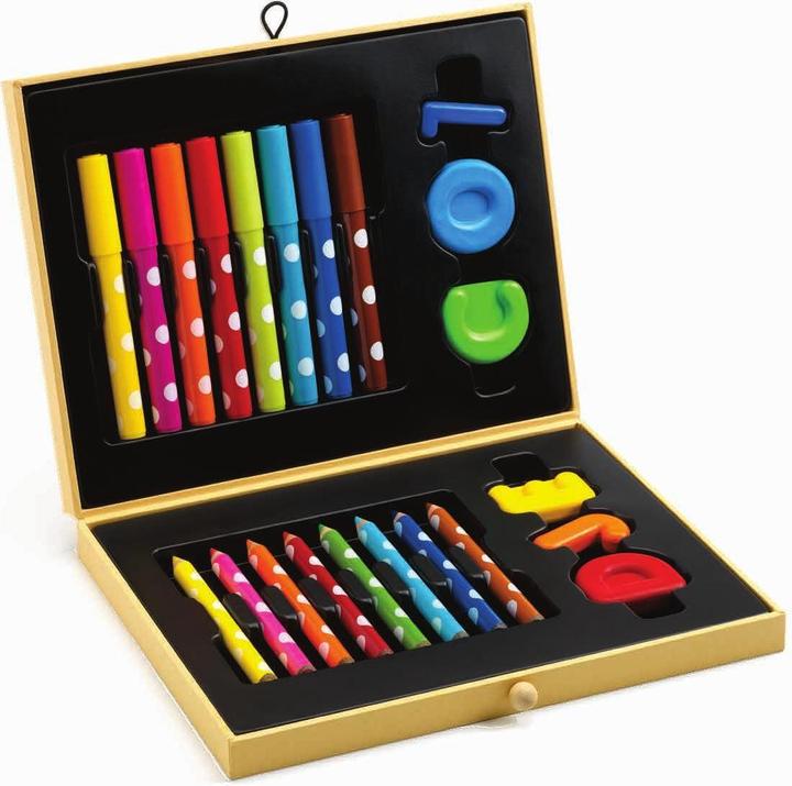 Image du produit Djeco Malkoffer für die Kleinsten (Multicolore, 16 x)