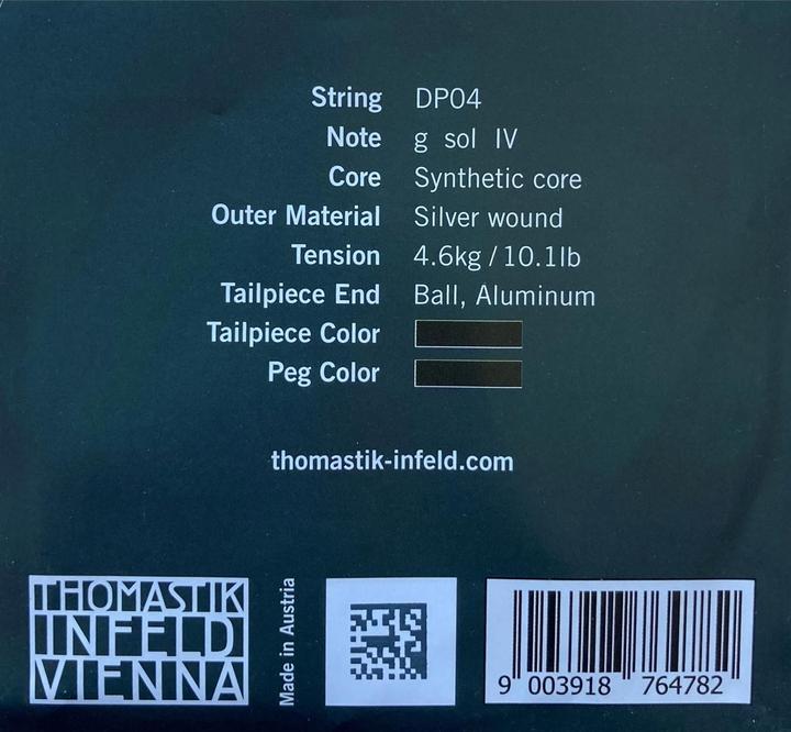 Actual product image Thomastik Dominant Pro DP04 (violin, 0.03")