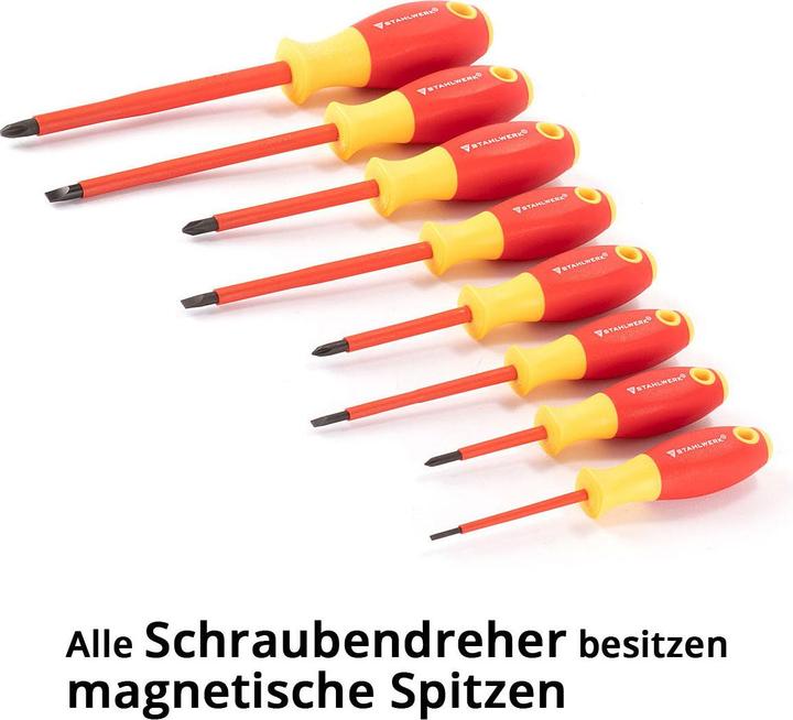 Produktbild Stahlwerk Schraubendreher- und Zangenset VSZ-20 ST 20teilig VDE 1000V isoliert
