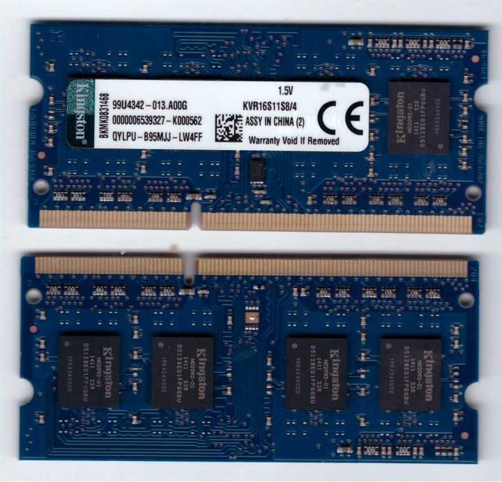 Immagine prodotto Kingston ValueRAM (1 x 4GB, 1600 MHz, DDR3-RAM, SO-DIMM)