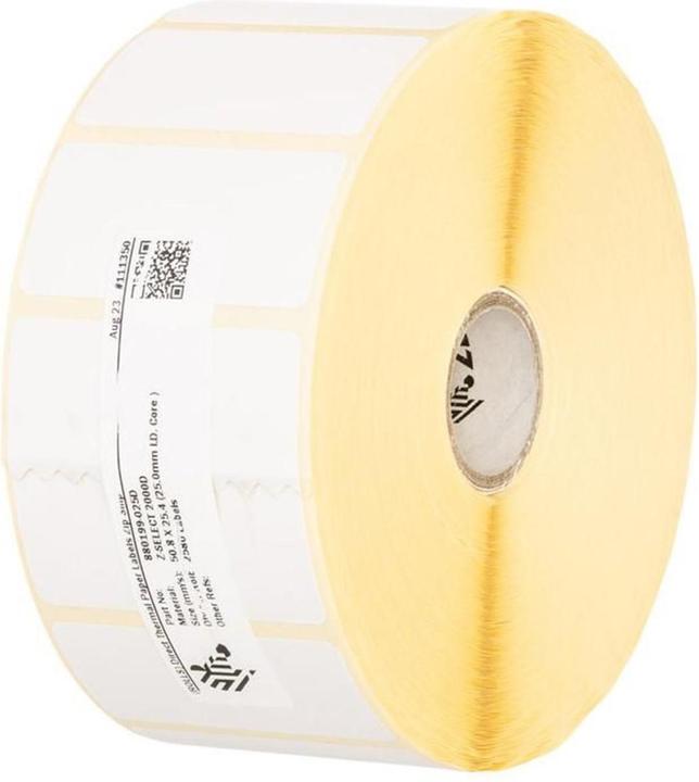 Actual product image Zebra Z-Select 2000D, label roll, thermal paper, 31x22mm Z-Select 2000D, label roll, thermal paper