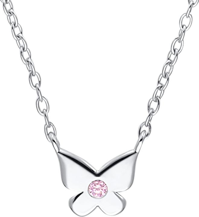 Image du produit Prinzessin Lillifee Collier pour fille, argent 925 sterling, zirconium (synth.) | papillon (Argent 925, 38 cm)