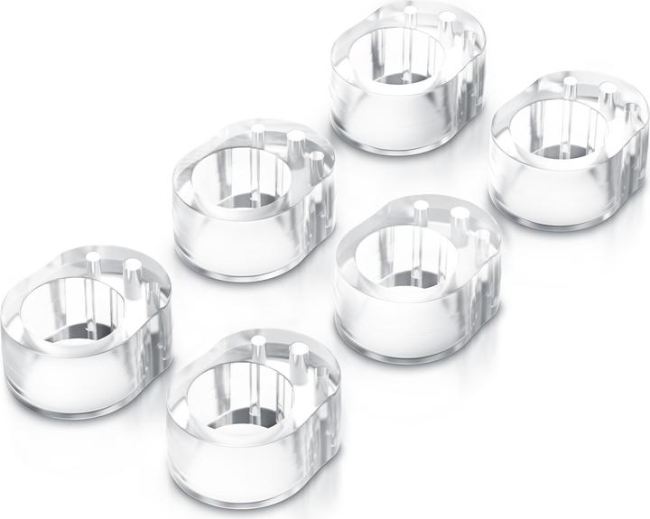 Bearware Butoir de poignée de porte (6 pièce(s), Ø 2,5 x 3,2 cm)
