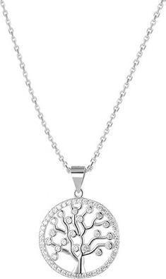 Produktbild Beneto Silver necklace with tree of life AGS1137 / 47 (L)