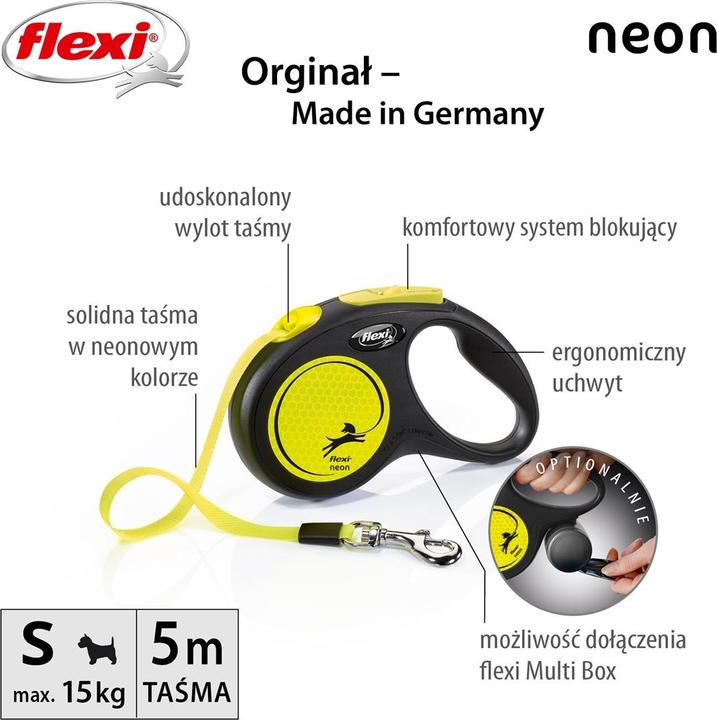Actual product image Flexi new neon (S, Dog, Walks)