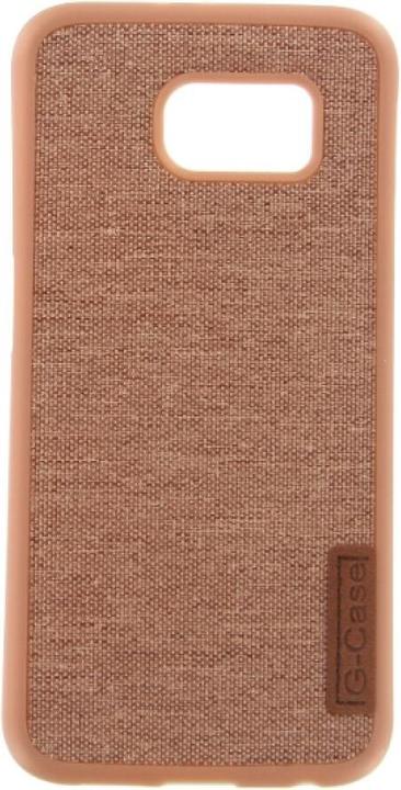 Actual product image OEM Silicone Case Textile for Samsung S6 brown (Samsung Galaxy S6)