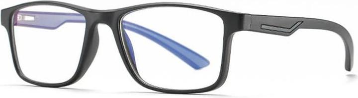 Techsuit - Anti-Blue Light Glasses Reflex TR90 (F2388) - Rectangular - Sand Black / Grey