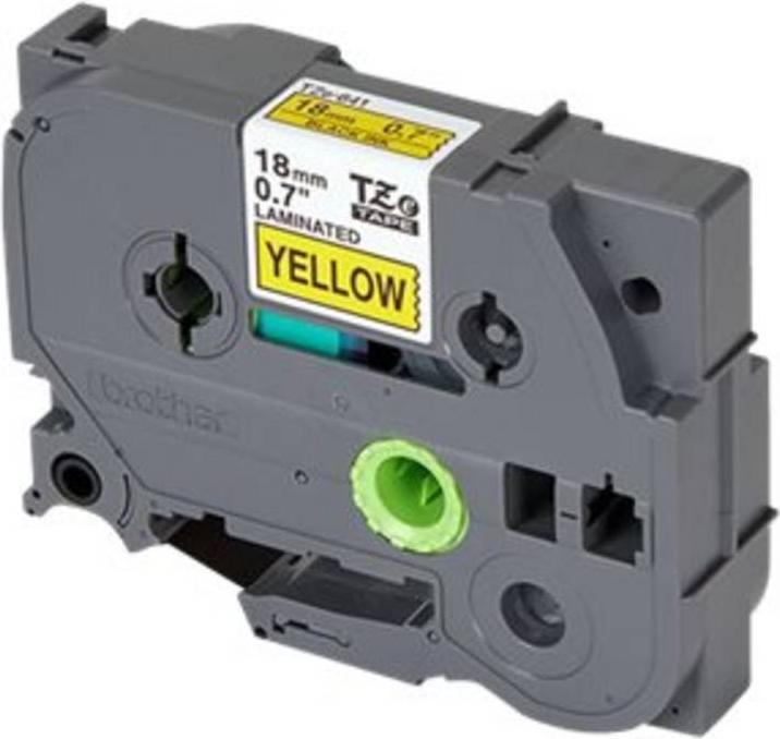 Actual product image Brother Tze-641 (1.80 cm, Yellow, Black)