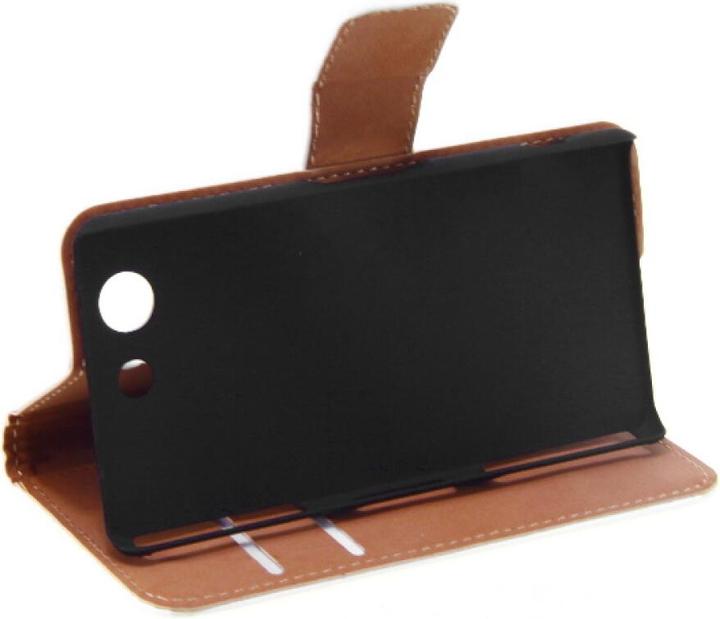 Actual product image NoName Slim Book Case for Sony Xperia Z3 Compact - White 4250710556557 (Sony Xperia Z3 Compact)