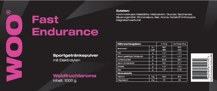 Image du produit Woo Endurance rapide (Fruits des bois, 1 pcs, 1000 g)