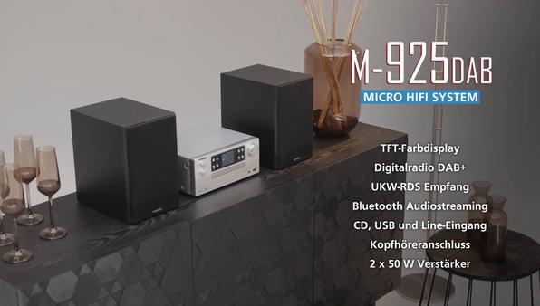 Productafbeelding Kenwood M-925 DAB (Bluetooth, CD Speler, 2x 50 W)