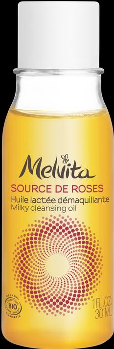Melvita Source de Roses Milchiges Reinigungsöl Travel Size (Reinigungslotion)