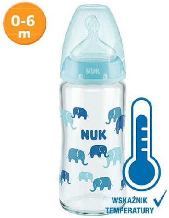 Produktbild NUK GLASFLASCHE 240 TEMPERATURANZEIGE 0-6