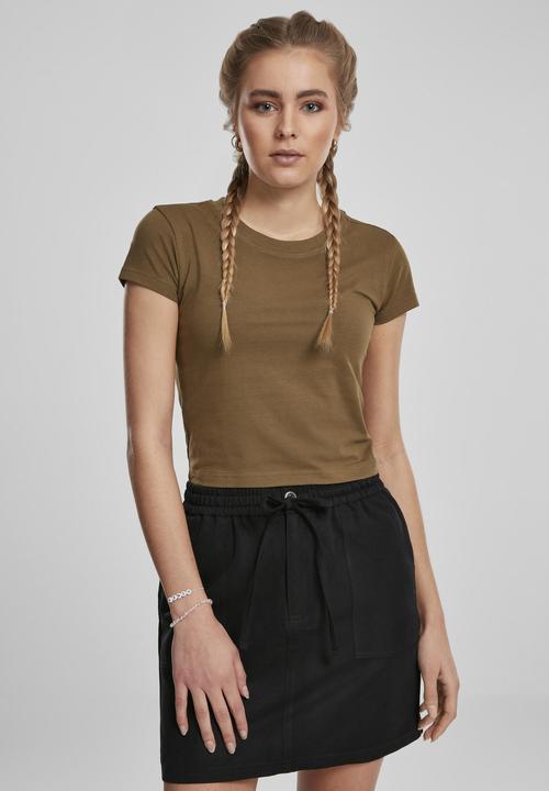 Actual product image Urban Classics Ladies Stretch Jersey Cropped Tee (M)