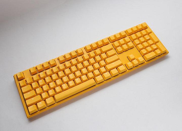 Image du produit Ducky Clavier de jeu One 3 jaune, RGB LED - MX bleu (DE, Filaire)