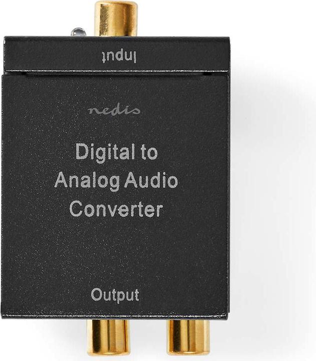 Produktbild Nedis Digital Audio Converter 1-Way Connection Input: 1x Digital RCA / 1x TosLink Connection Output: (0.05 m)