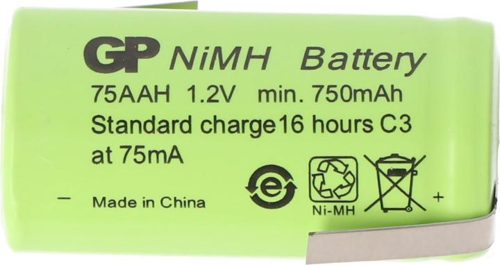 Image du produit AccuCell Akku 2/3AA mit Lötfahne Z-Form (1.20 V, 650 mAh)