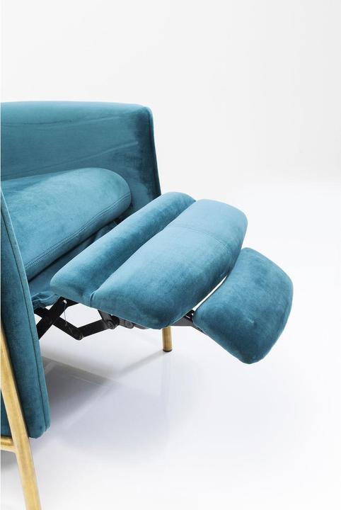 Immagine prodotto Kare Design Sedia relax Lazy Velvet Blue