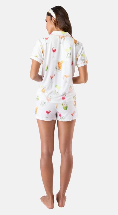 Actual product image Pj Salvage Pyjama s/s pyjama - Sipping on Sunshine (XS)