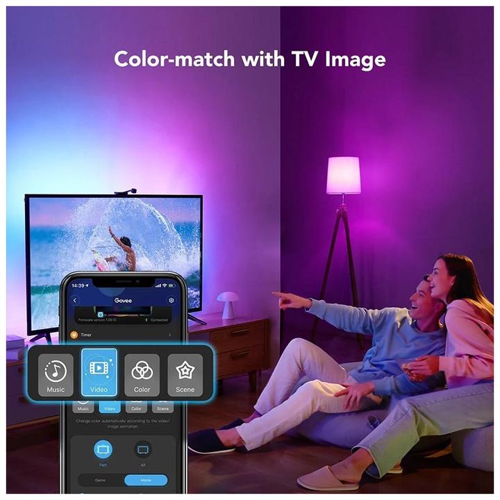 Produktbild Govee DreamView T1 TV- Light Strips, 75"-85" (RGBIC, 499 cm, Indoor)