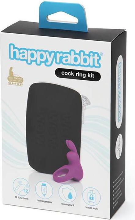 Actual product image Happy Rabbit Cock Ring Kit (3.10 cm)