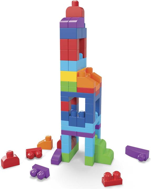 Immagine prodotto Mega Bloks Sacca Eco 80 Blocchi First Builders Rosa